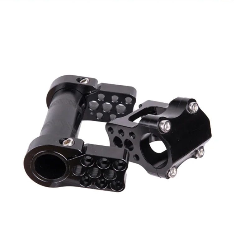 

Bicycle accessories adjustable double stem 25.4 ultra-light CNC aluminum alloy stem Bicycle riding accessories new