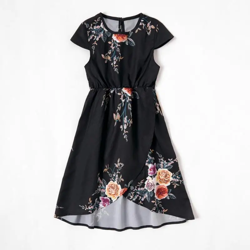 Семейный образ для мамы и дочки подходящие платья одежда ребенка женщины девочки