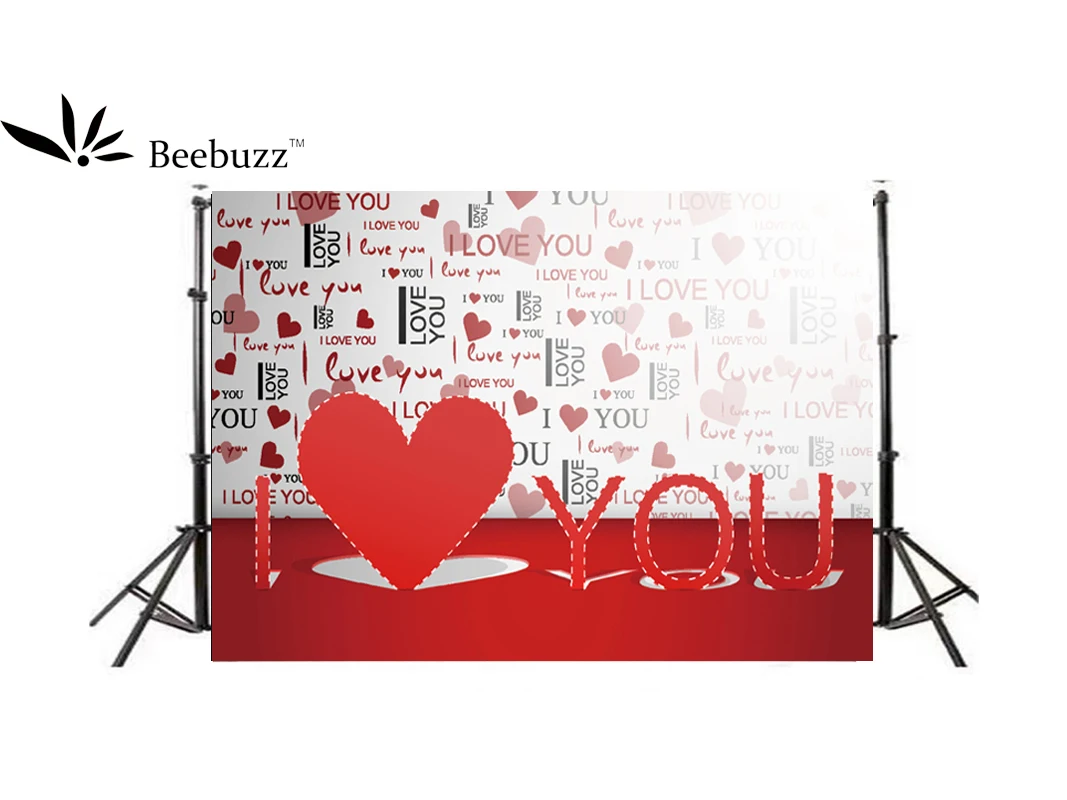 

Фон для свадебной фотосъемки с надписью «I love you love»