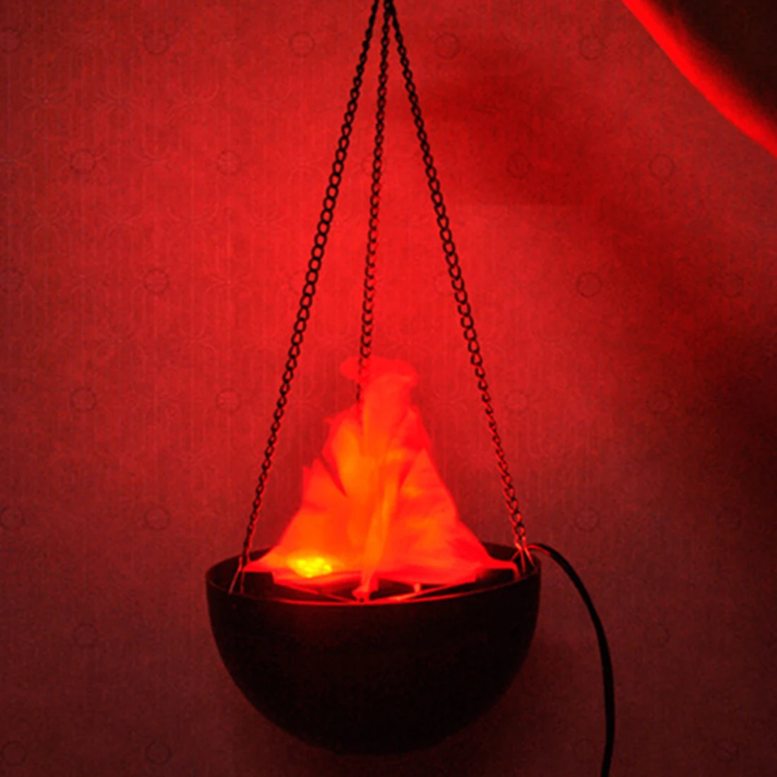 Подвеска для Хэллоуина огненная яма лампа подвесной светильник пламя украшение