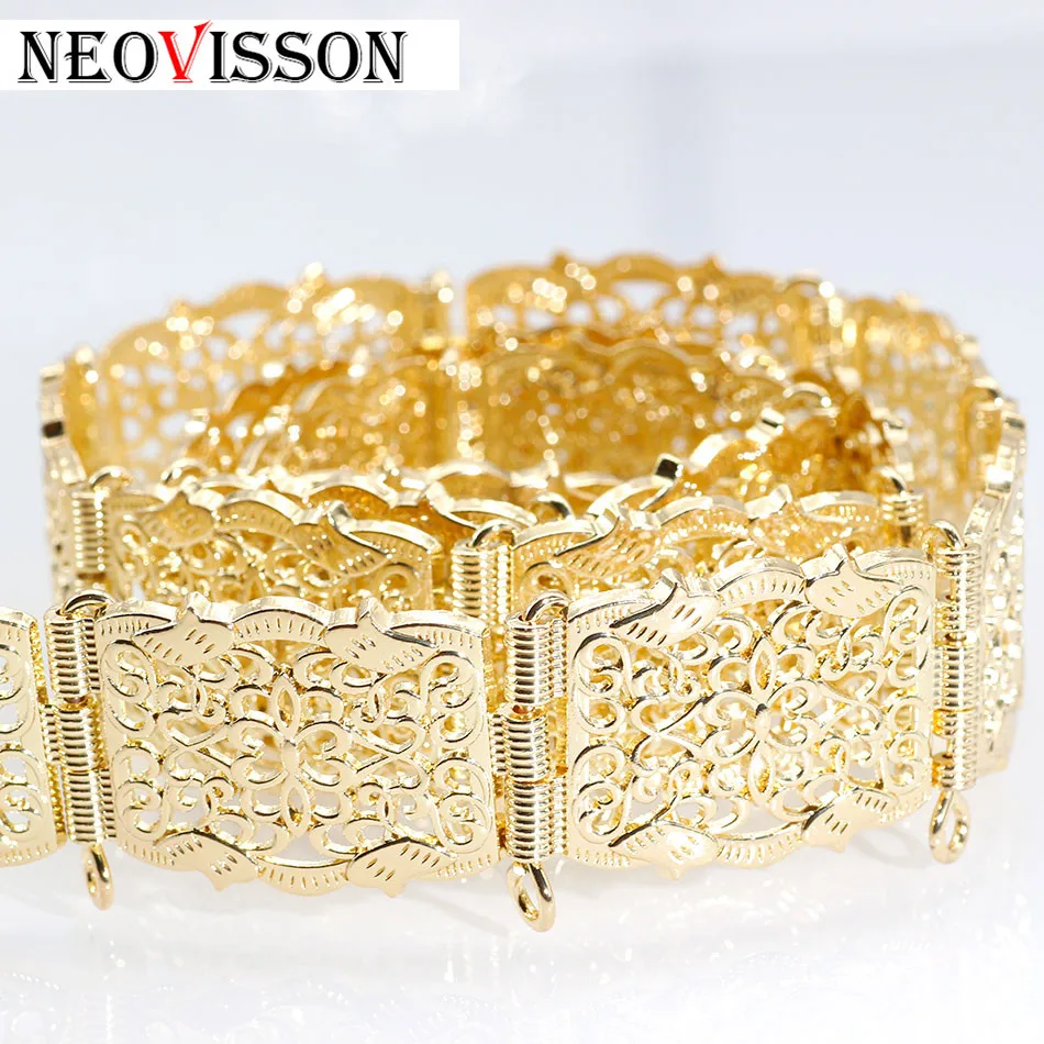 NEOVISSON rhinestone металлический пояс для женщин morocco caftan поясная цепь Золото Серебро Цвет украшения для тела Регулируемая длина