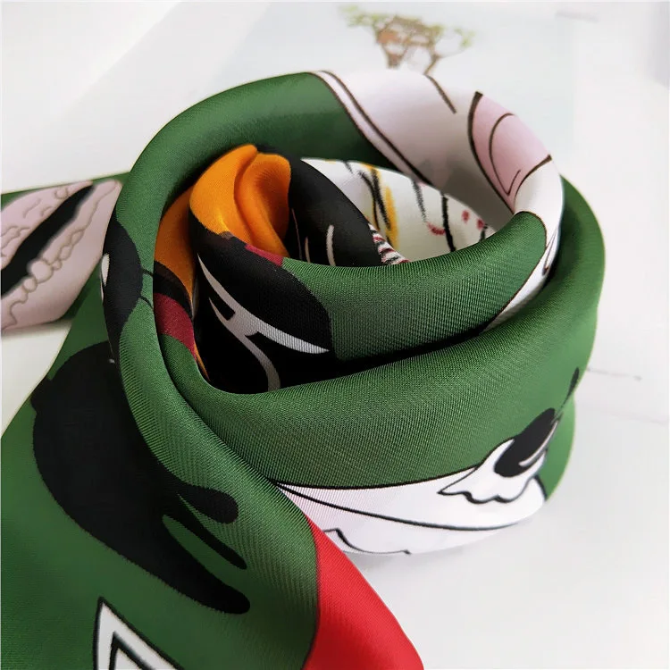 70*70 см модные платок комплект одежды с персонажами из мультфильмов шарф для