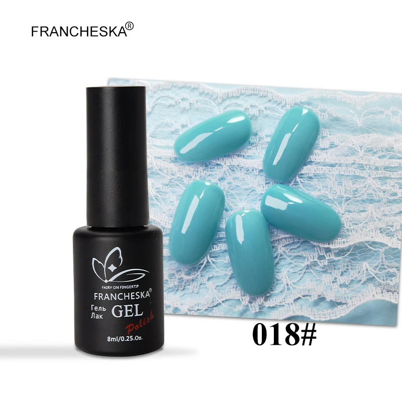 Francheska 018 Francheska цвет 01-40 гель лак для ногтей гель лак tirnak oje Гель-лак для ногтей unghie Светодиодный УФ стойкий замачиваемый Гель-лак - Цвет: Francheska 018