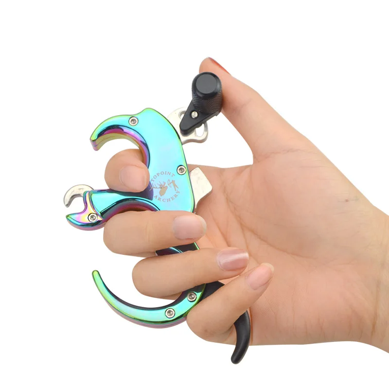 TP420 стрельба из лука релиз спиды 3 или 4 палец ручка для большого пальца суппорт LH/RH