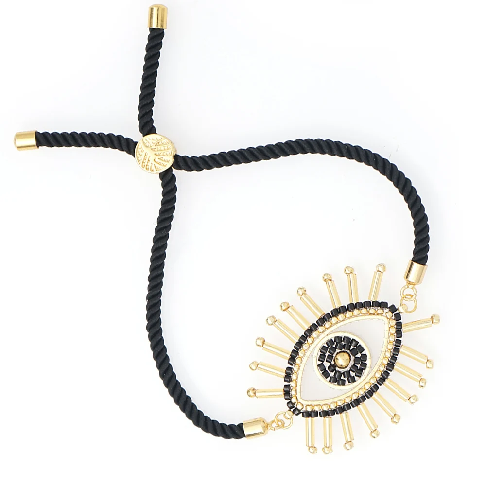 Go2boho Турецкий Дурной глаз браслеты греческий браслет для женщин Miyuki бусы Pulseras Ojo