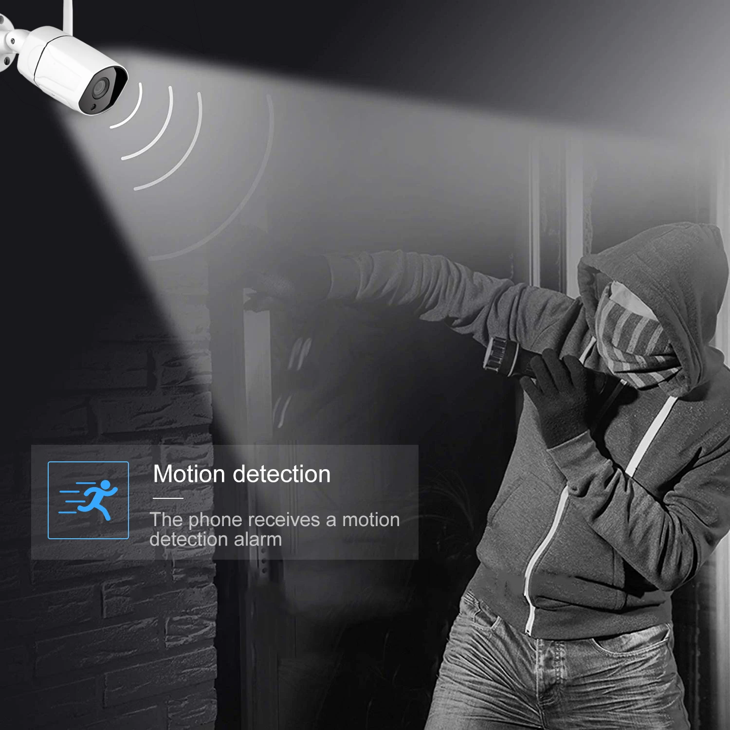Ip-камера 1080 P WiFi 36-светильник ночное видение водонепроницаемая 4x зум