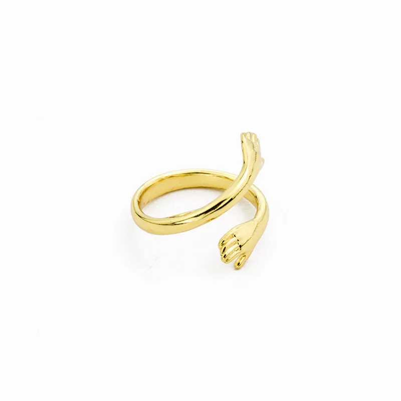 Украшения для рук аксессуары азиатское Золотое кольцо с одним кольцом Открытое