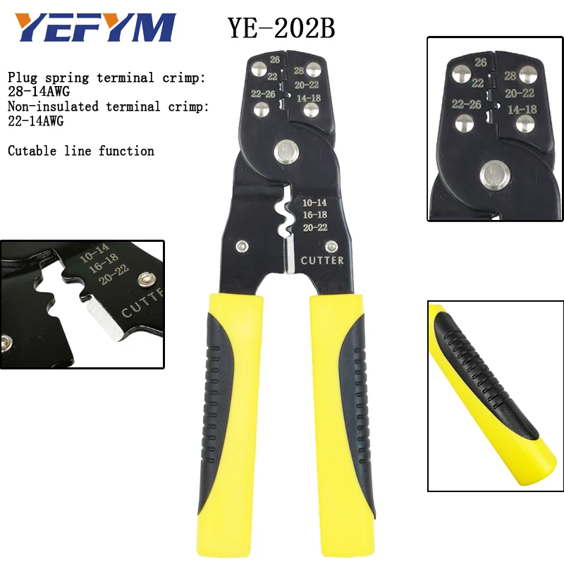 Многофункциональные плоскогубцы YE-1 клещи для снятия изоляции обжимной вывод автоматические плоскогубцы для электроники саморегулирующиеся брендовые инструменты