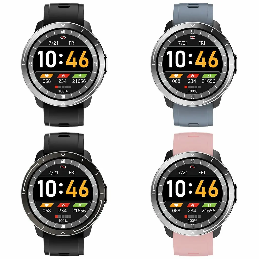

M18 Watch 2021 ECG AI Report PPG+ECG Heart Rate Monitoring IP67 Weather Temperature Monitoring Fitness Tracker Smartwatch