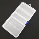 5 сетки Органайзер с отделениями контейнер Видимый Пластик рыболовные приманки рыболовные снасти коробки для хранения бисера винт держатель Чехол Рыболовные Снасти