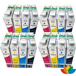 t0711 t0715 ink cartridge for stylus d78 sx110 sx215 sx218 sx400 sx405 sx405wifi sx410 sx415 sx510w sx515w dx7400 dx8400 printer free global shipping