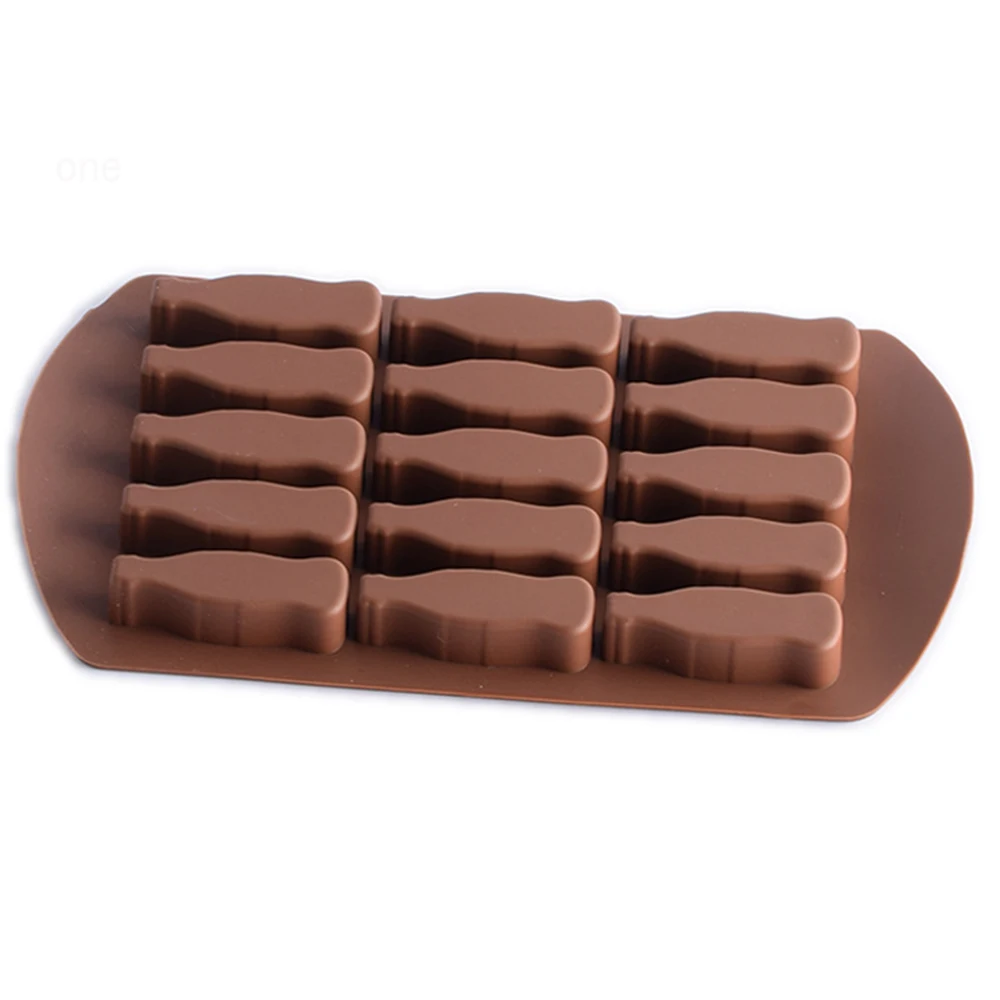 15 полостей Милая мини-бутылка для напитков поднос льда силиконовая форма