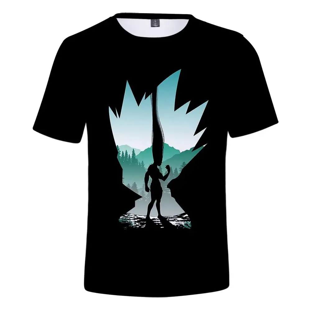 

Personality T-shirt Men/women Hot Anime 3D Harajuku casual Men's black Plus Size t shirt Top