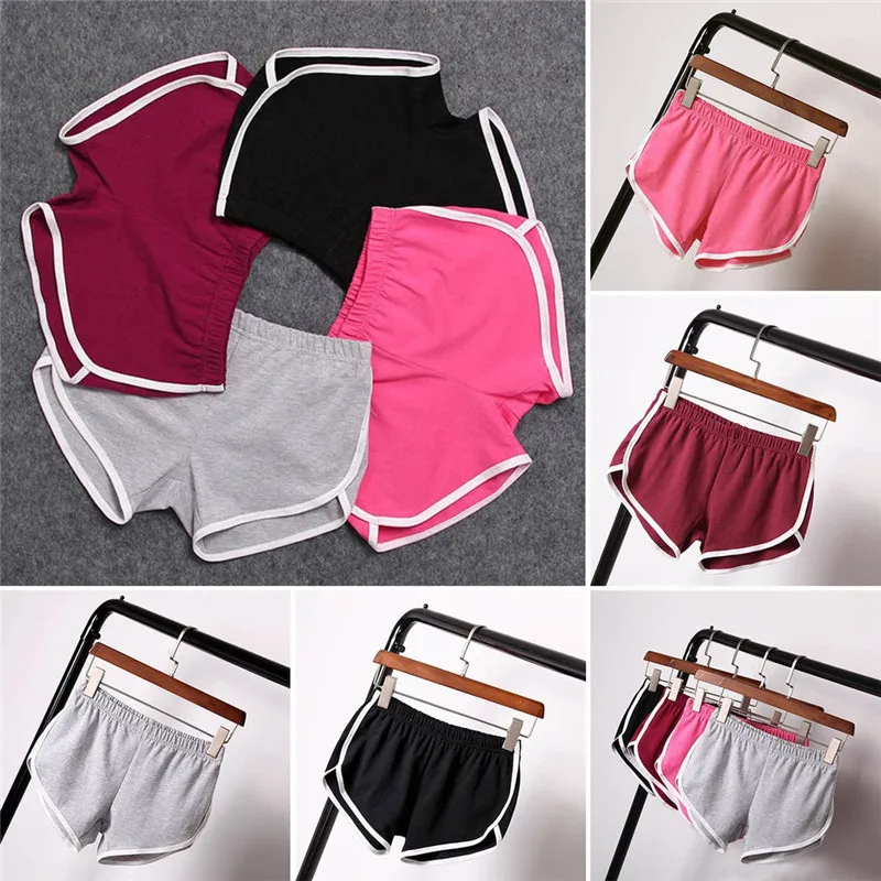 

Summer Women Sports Shorts Short Pants Gym Workout Waistband Running Jogging Short