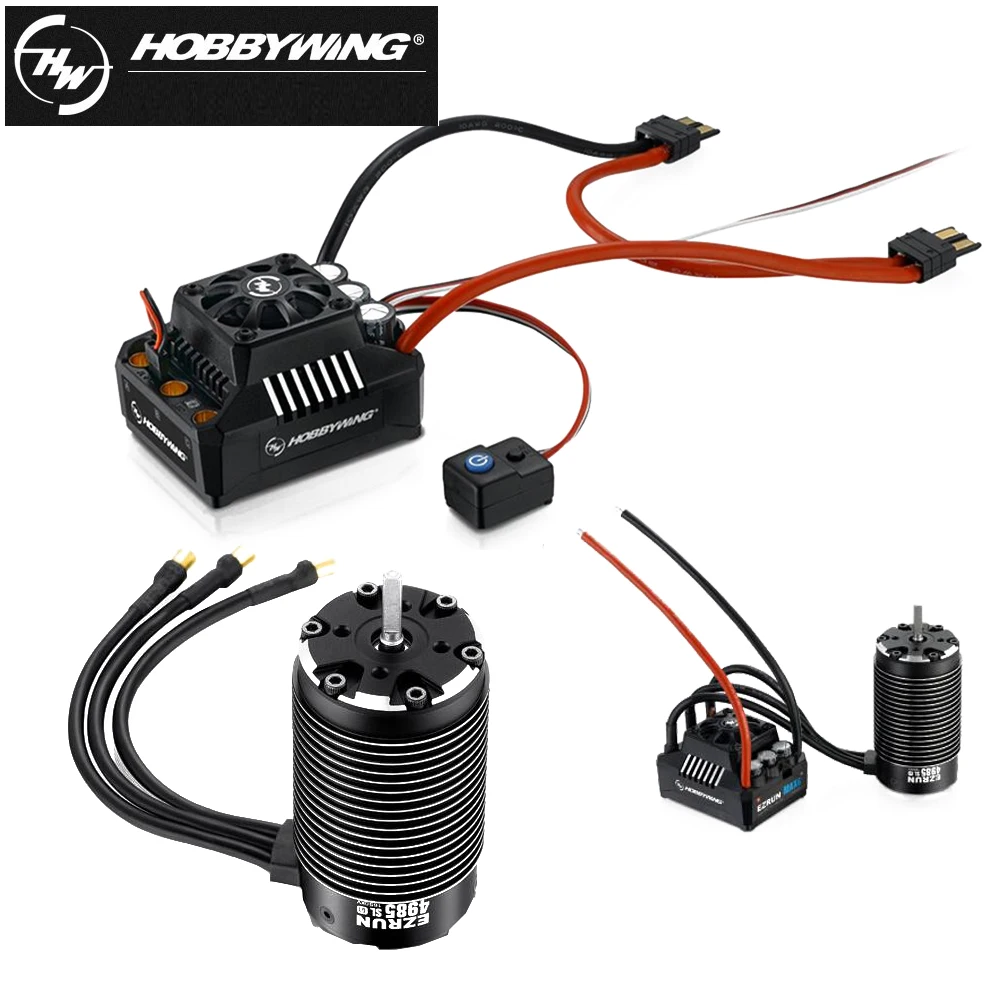 2 шт./компл. щеточный электронный регулятор скорости HobbyWing EZRUN SL 4985 1650KV/5687 1100KV