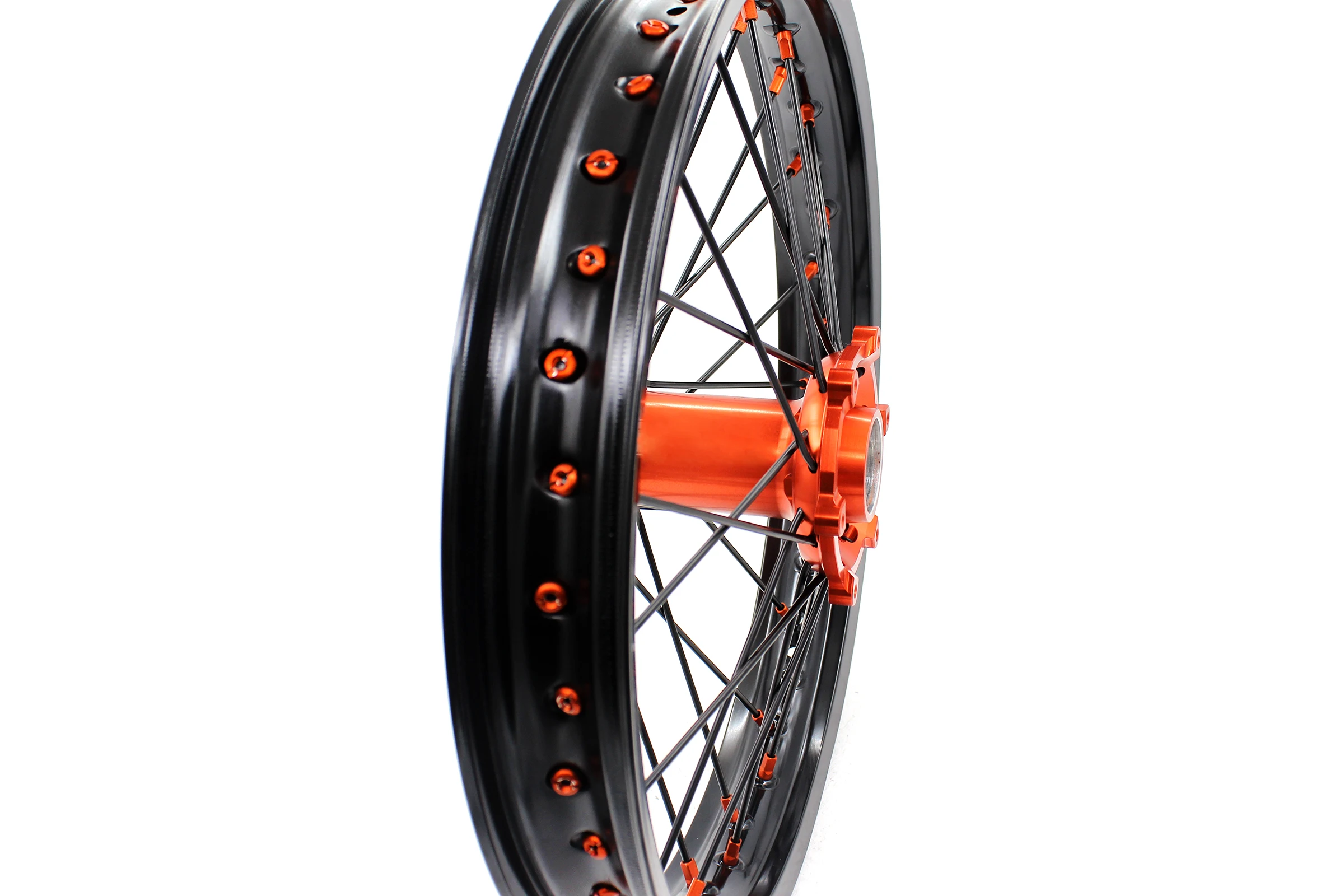 Задний обод для мотоцикла KKE 2 15*18 колеса на спицах EXC F 125 200 250 300 450 500 2003 2021 оранжевые
