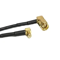 new modem coaxial cable sma male plug right angle switch mcx male right angle connector rg174 cable 20cm 8 adapter rf jumper