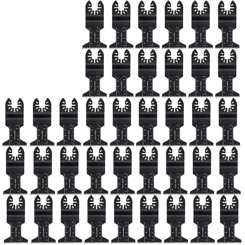 

60 Oscillating Tool Saw Blades Multitool Quick Release Saw Blade Kit for Cutting Wood Plastic Soft Metal