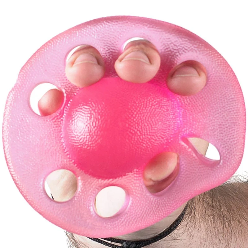 Hand Exerciser - Grip Forearm Wrist Strengthener Squeeze and Flex Finger Extension Trainer Therapy Stress Ball Training Phys | Спорт и