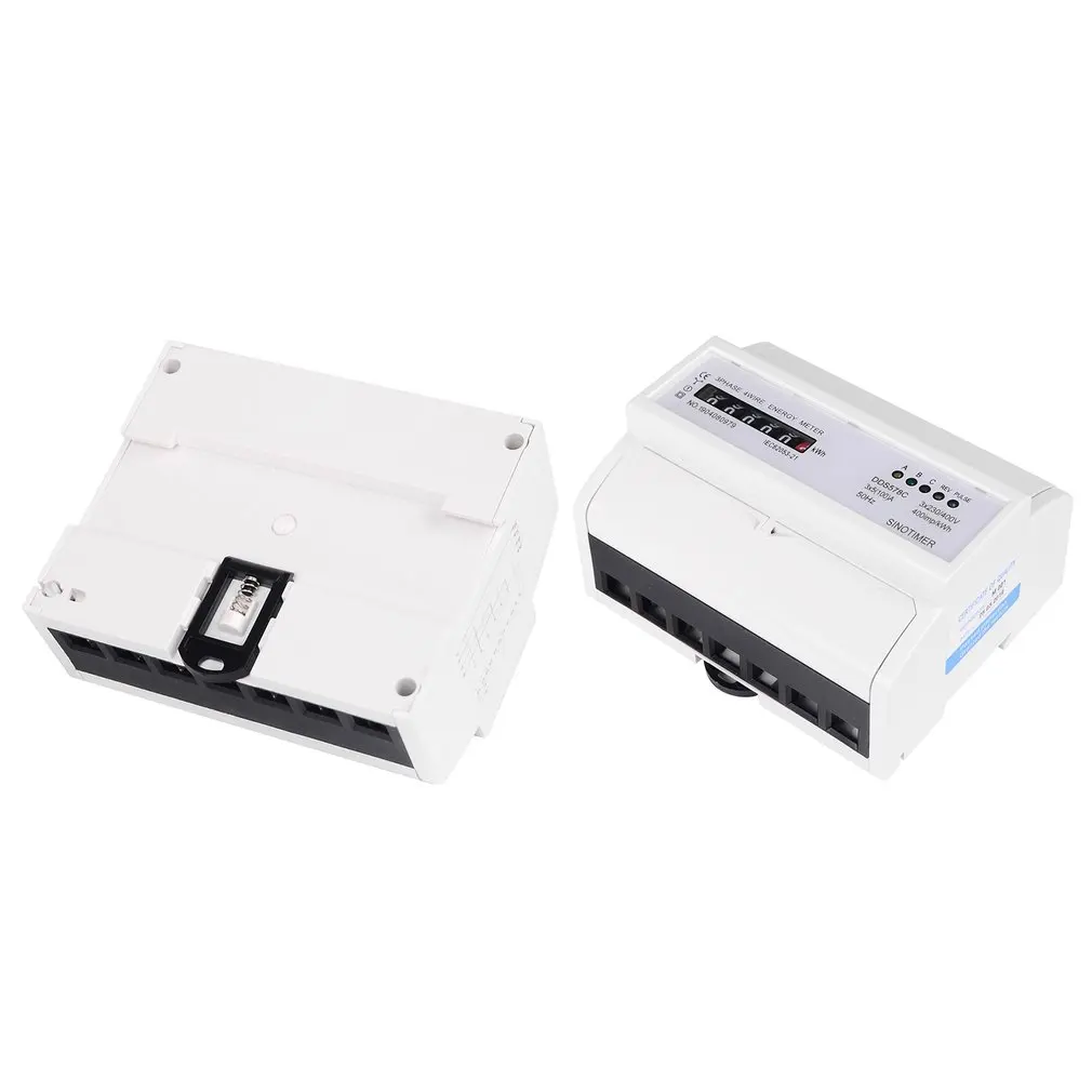 SINOTIMER DDS578C трехфазный 7P аналоговый электронный счетчик энергии механический кВтч