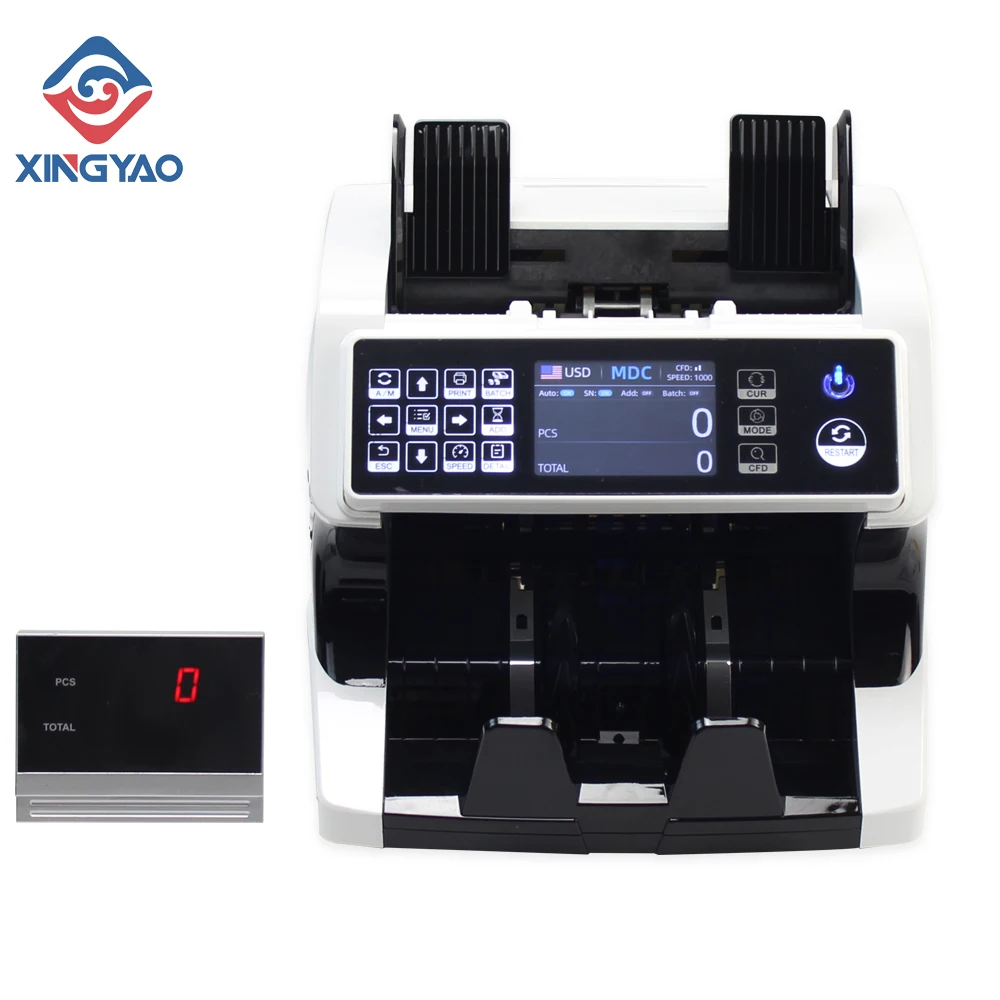 Сенсорный экран CIS mix value счетчик Высокая точность детектор денег 6-8 биллнот