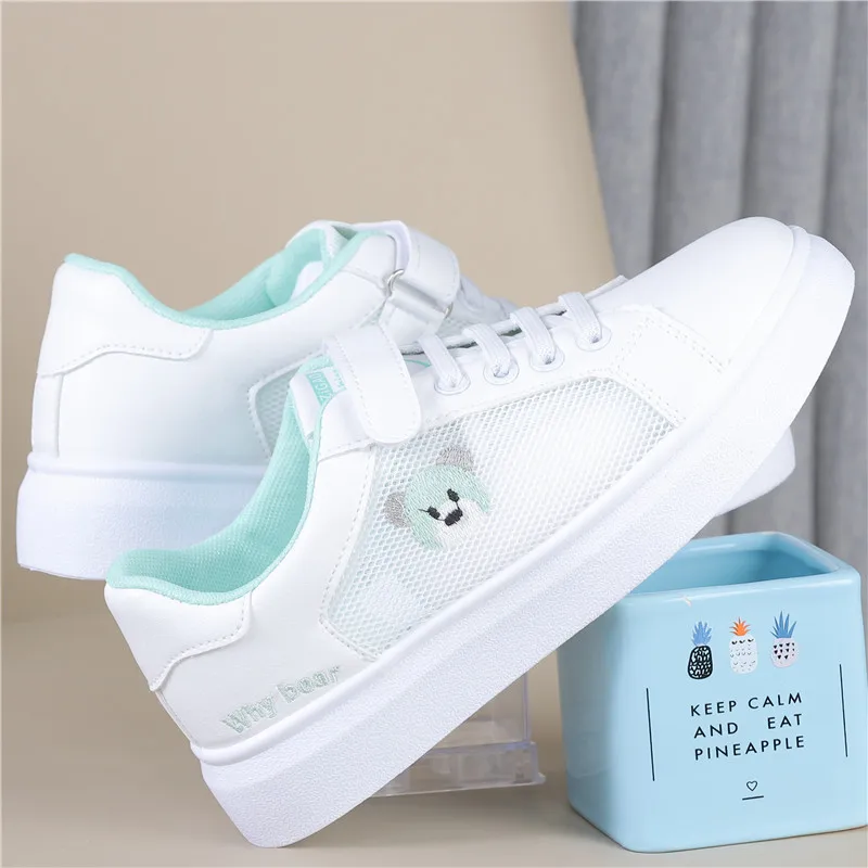 

Korean Shoes All-Match Tennis Female Dress Flats Women Casual Sneaker Round Toe 2021 Summer Small Breathable New Leisure Fretwor