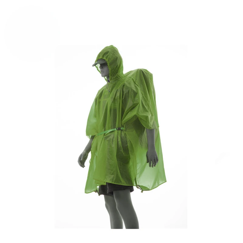 

Ultralight 15D Nylon Rain Jacket Hiking Cycling Raincoat Outdoor Camping Mini Tarp Multifunction Sun Shelter Tarp