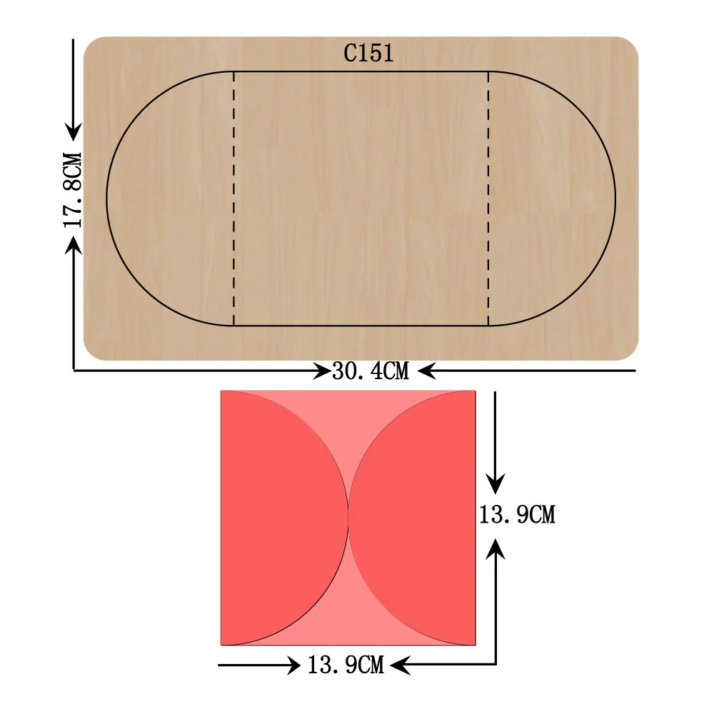 Новая карта конверты деревянные штампы скрапбукинга C 151 резки совместимы с