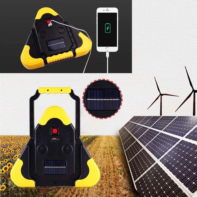 

Multi Function Triangle Warning Sign Car LED Work light Road Safety Emergency