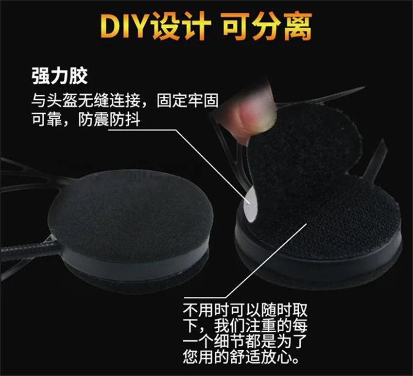 Bluetooth-гарнитура для мотоциклетного шлема 4.1EDR наушники с защитой от помех езды на