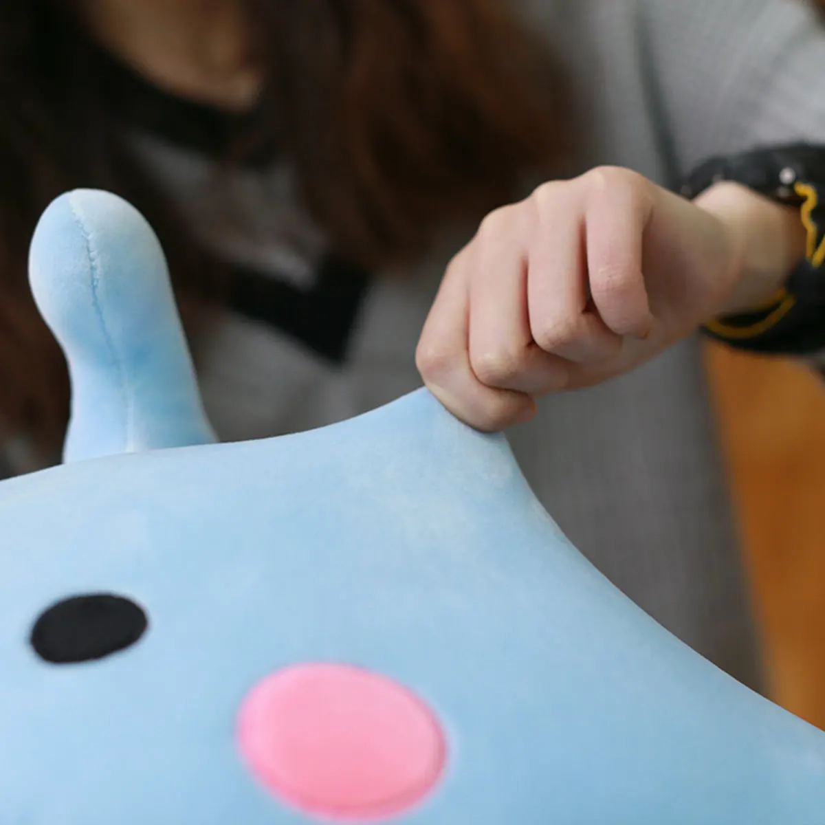 

Plush Toy Sea Fish Blue Whale Plush Doll Super Soft Simulation Animal Pillow Sofa Children's Birthday Cute Gifts Stuffed Animals