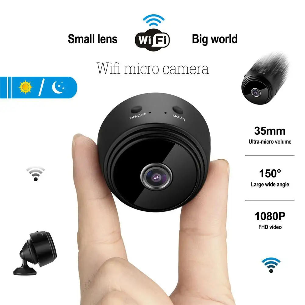Беспроводная IP-камера A9 с функцией ночного видения Wi-Fi 1080P | Электроника