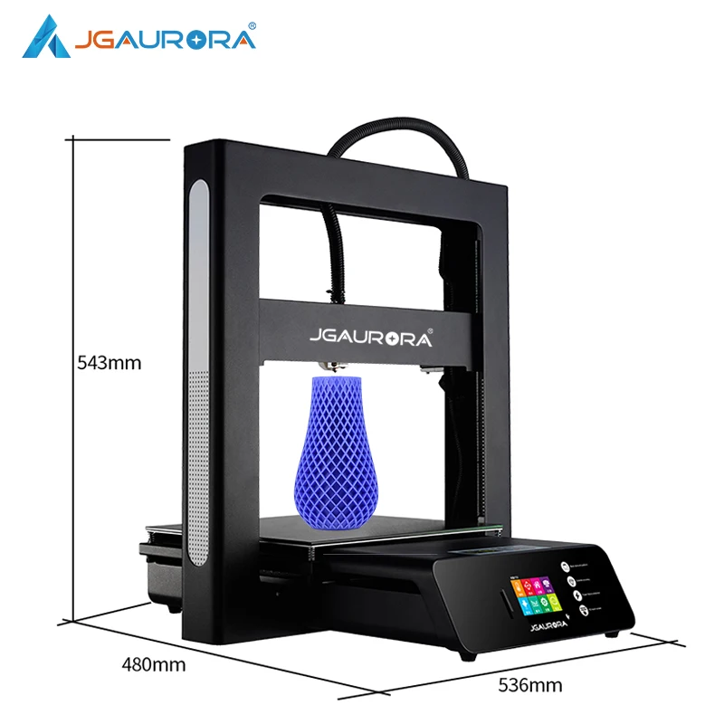 3D принтер JGAURORA Impresora A5S высокоточные печатные двигатели магнитная сборка