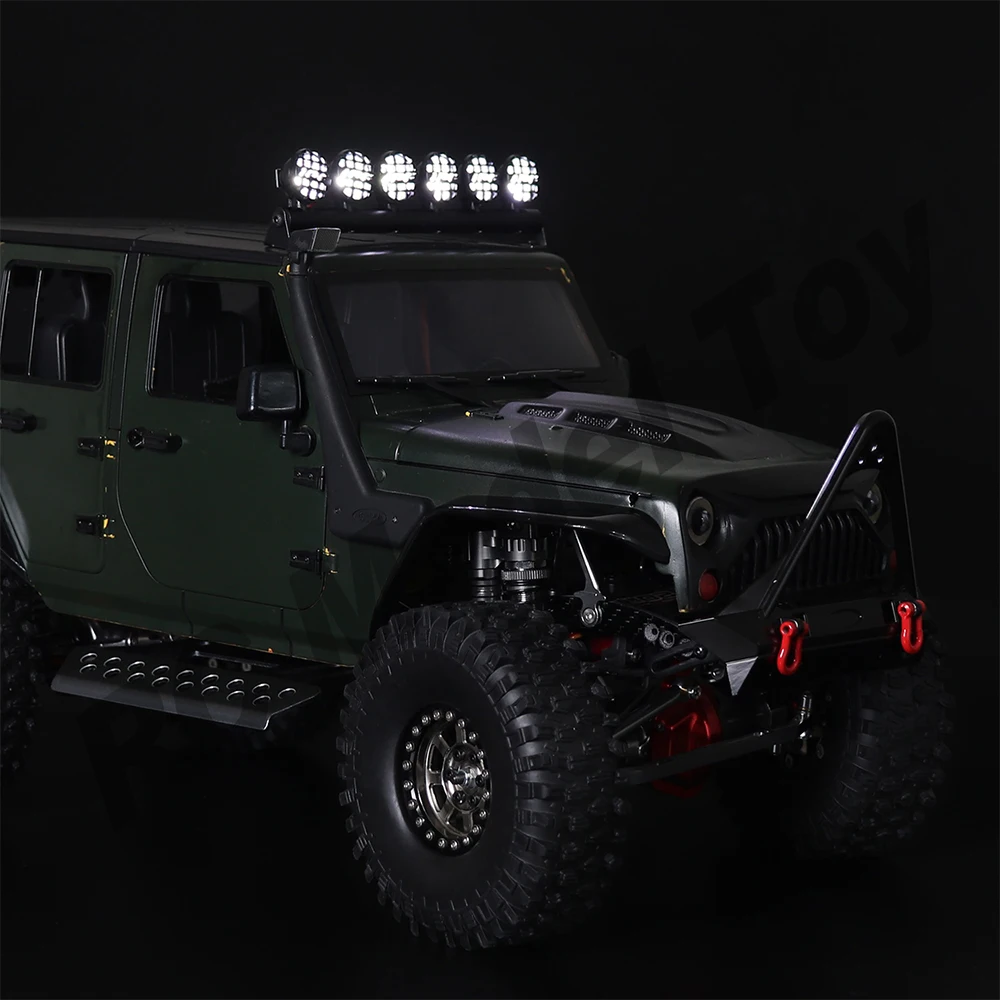 RC лампа для крыши автомобиля светодиодный светильник бар 1/10 Гусеничный осевой