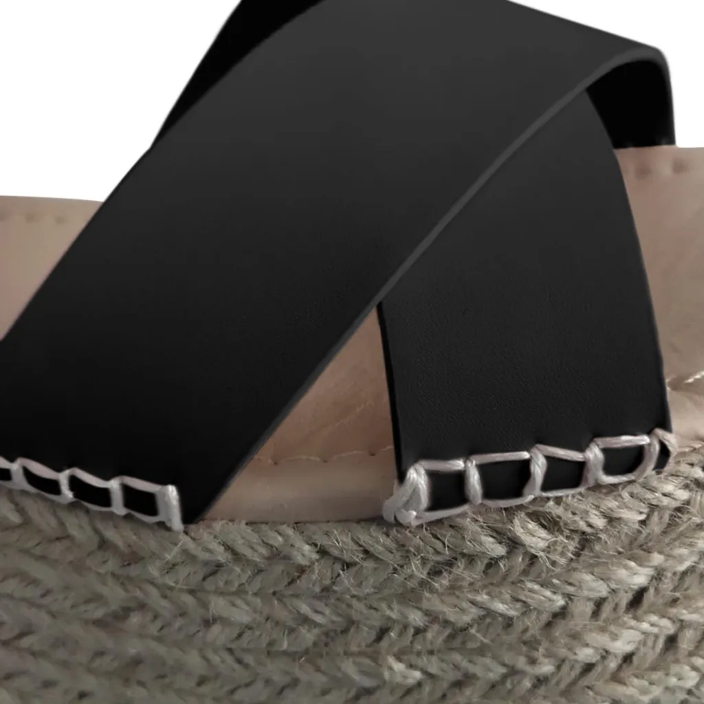 

Sandals Woman Solid Color Broadband Buckle Thick Bottom Gladiator Peep Toe Black Popular Vogue Sandals Women Summer Shoes