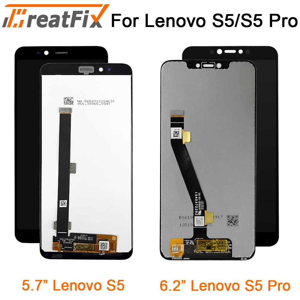 Дисплейный модуль для Lenovo S5 pro с рамкой/без рамки|Экраны мобильных телефонов| |