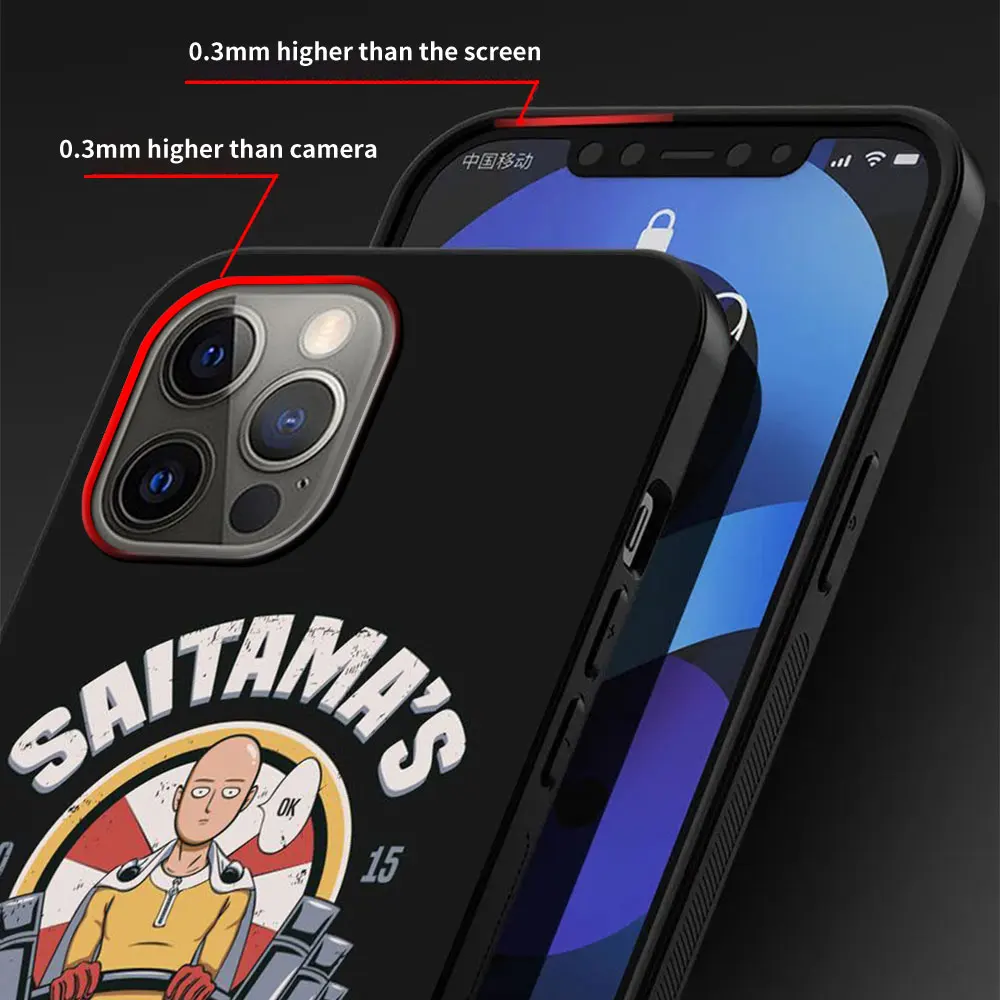 Отбеливающий чехол для сотового телефона One Punch Man iPhone 11 13 Pro Max 7 XR 12 Mini X 6 6S XS 5 5S SE 2020 8