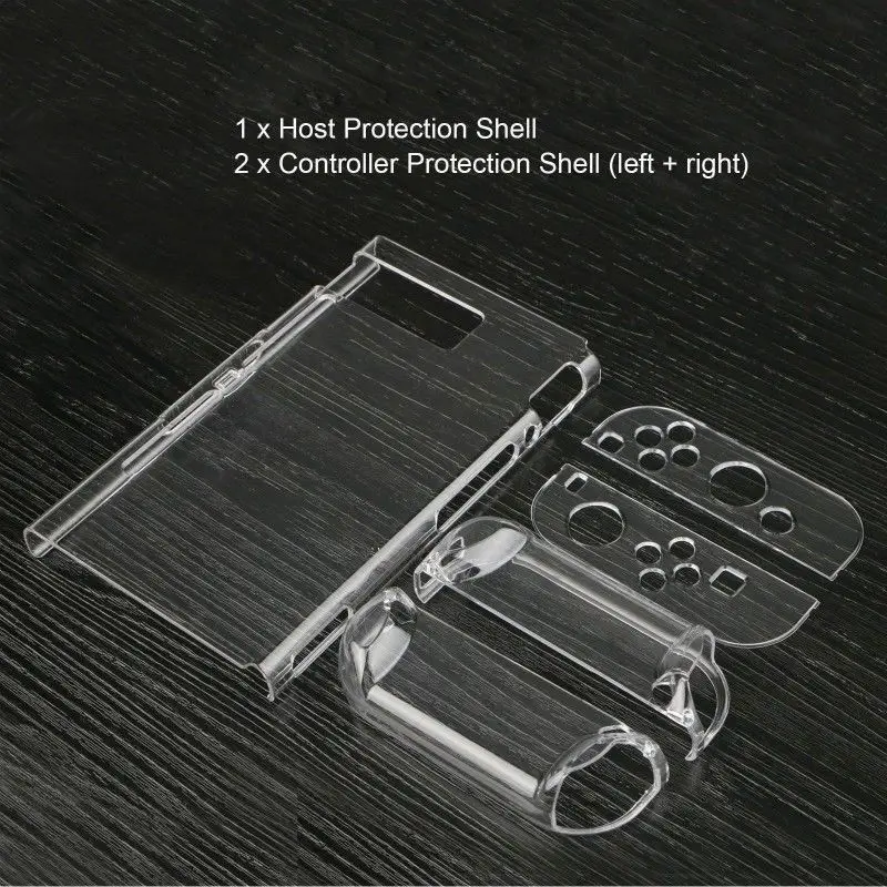 Прозрачный кристально прозрачный жесткий чехол Защитный для игровой консоли