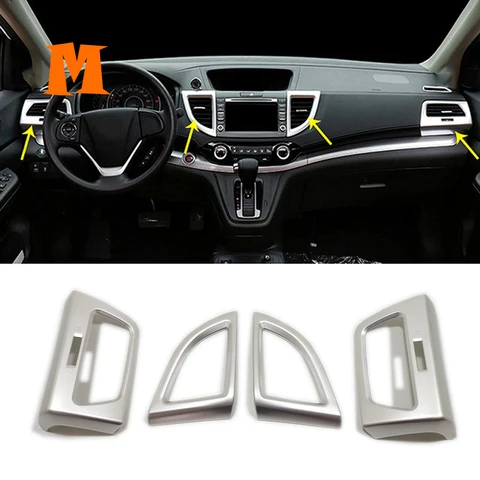 Наклейка на приборную панель автомобиля, ABS для Honda CRV, CR-V, 2012, 13, 14, 15, 16