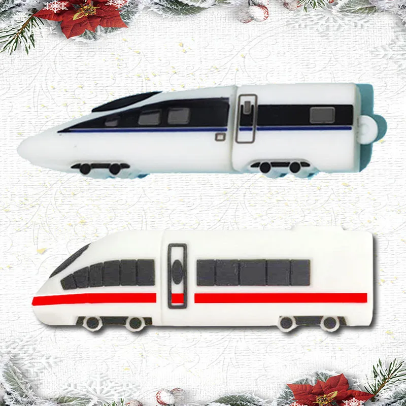 Мультяшный поезд модель карта памяти Флеш накопитель usb флэш Флешка 128MB 4GB 8GB 16GB 32G 64GB U диск|USB флэш-накопители|