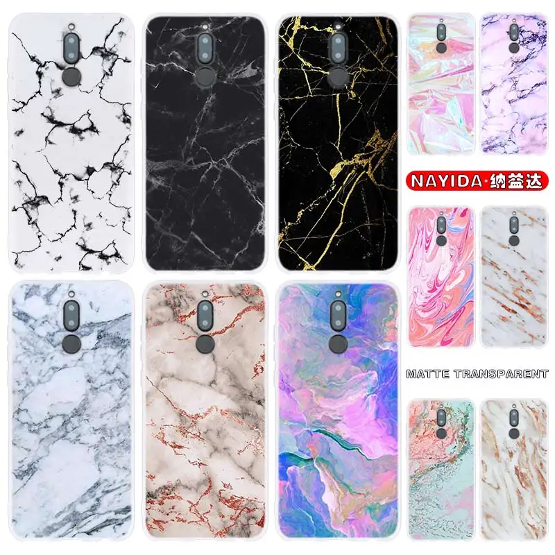 

Чехол для телефона Huawei Mate 30 20 10 Lite Pro Cover Y7 Y9 2019 2018 2017 Nova 5T 4 3 Стильный мрамор