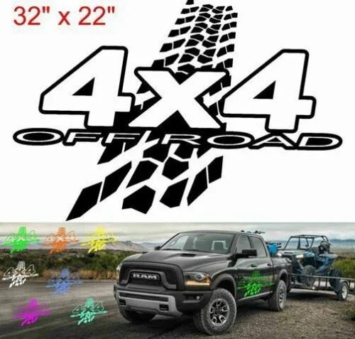 

x2 BEST 4x4 decal MUD Off Road style vinyl sticker your car