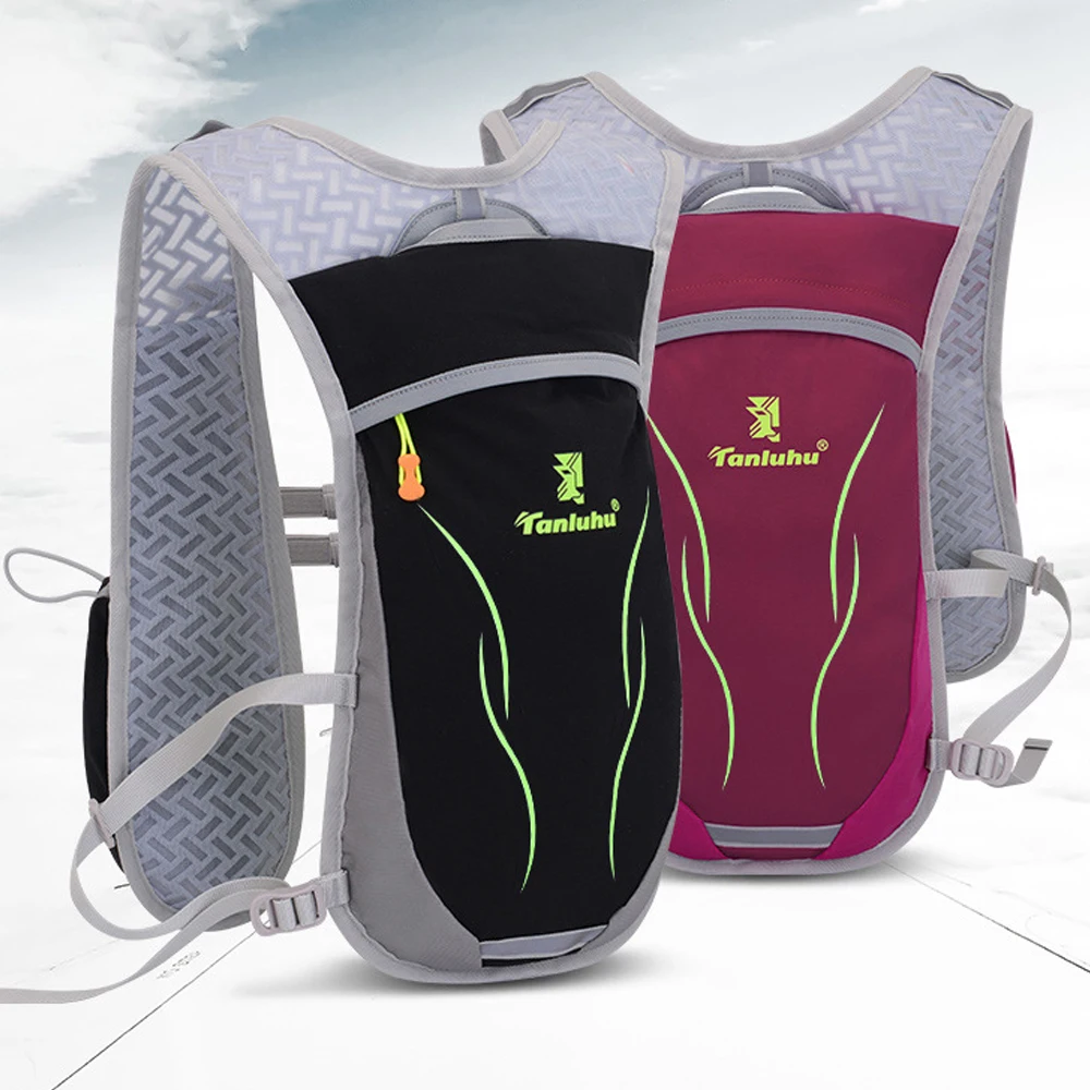 

NEWBOLER Ultralight Outdoor Marathon Running Cycling Hiking Hydration Bag Pack Vest Backpack For 2L Water Bag Bladder Bottle