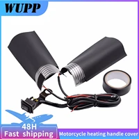wopp 1 pair of heating handle cover with adjustable switch electric heating handle suitable for motorcycle atv electric vehicle