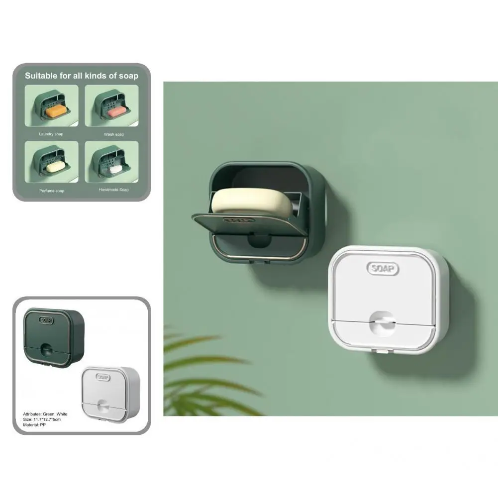 

Полипропиленовая модная настенная полка для мыла, легкая полка для мыла, большая емкость для ванной комнаты