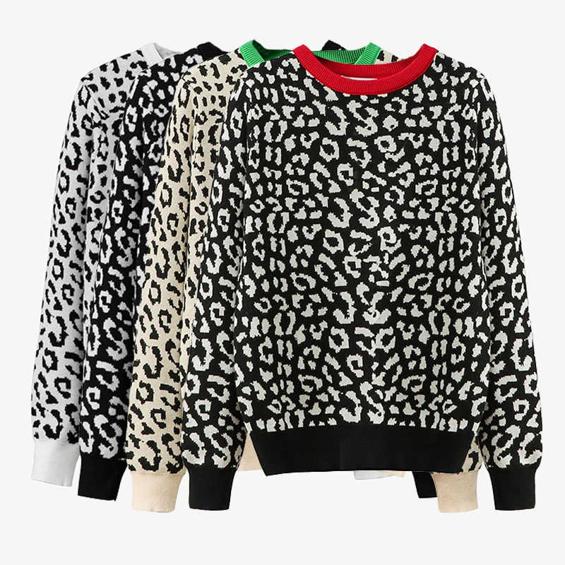 Джемпер женский вязаный Осень-зима 2020 Корейский Свитер оверсайз Женский