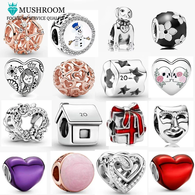 

2021 Fashionable 925 Sterling Silver Jewelry Snowman Bead Hollow Hollow Star Constellation Charm Bead Free Shipping