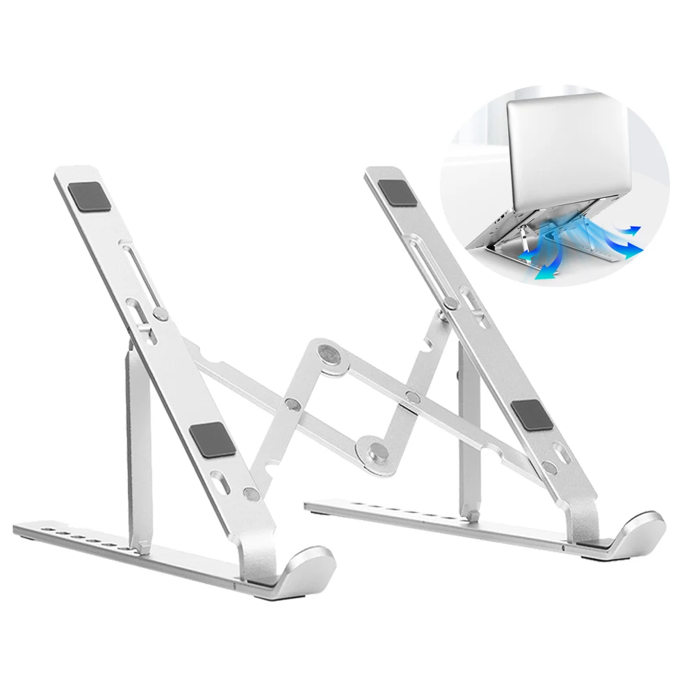 Регулируемая подставка для ноутбука MacBook 7-уровневая из алюминиевого сплава