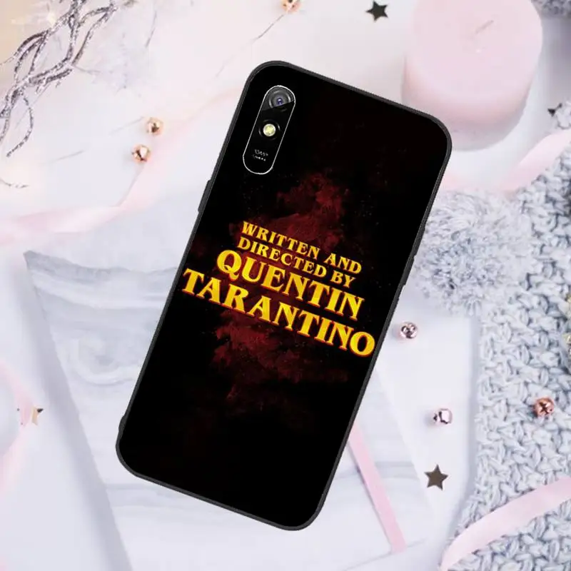

Written and Directed by Quentin Tarantino Phone Cases For Xiaomi Mi Redmi Note 7 8 9 pro 8T 9T 9S 9A 10 Lite pro