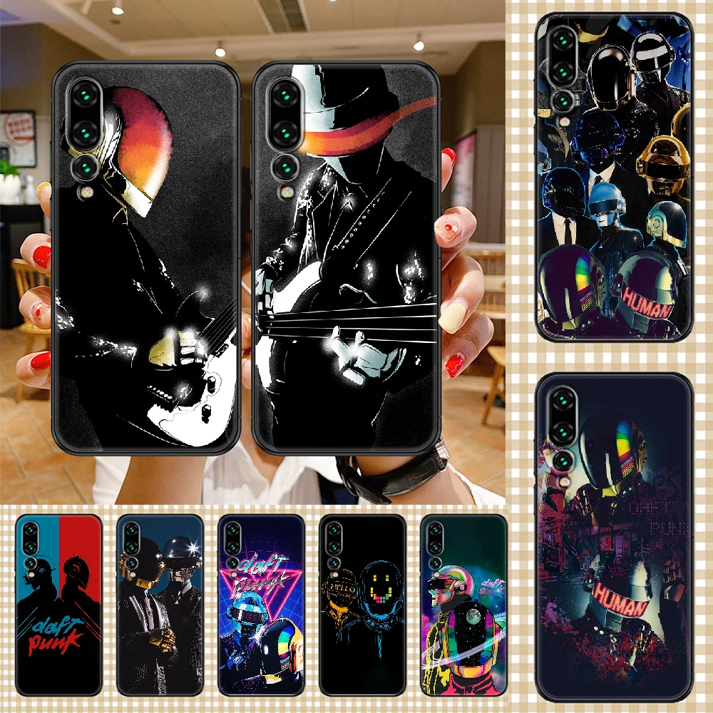 Чехол для телефона Band Daft Punk Huawei P Mate P10 P20 P30 P40 10 20 Smart Z Pro Lite 2019 черный трендовый